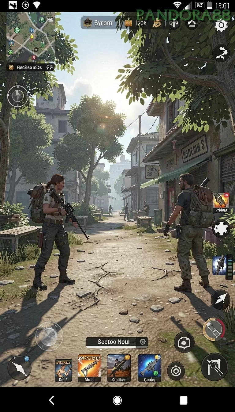 Galeri pratinjau visual pandora88 build APK resmi terbaru
